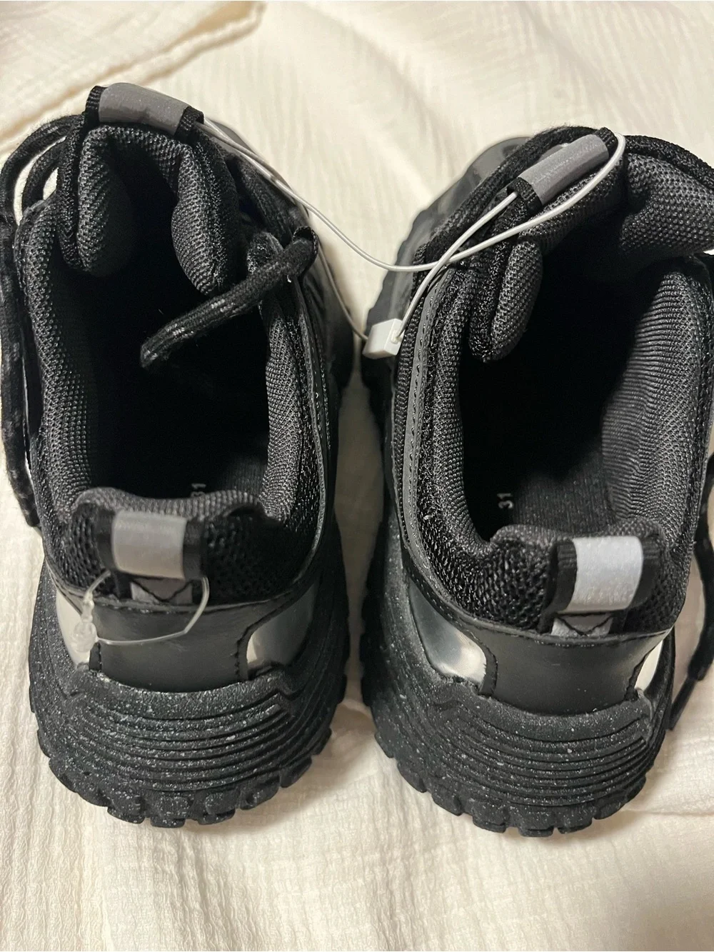 Zara Black and Gray Chunky Trail Sneakers